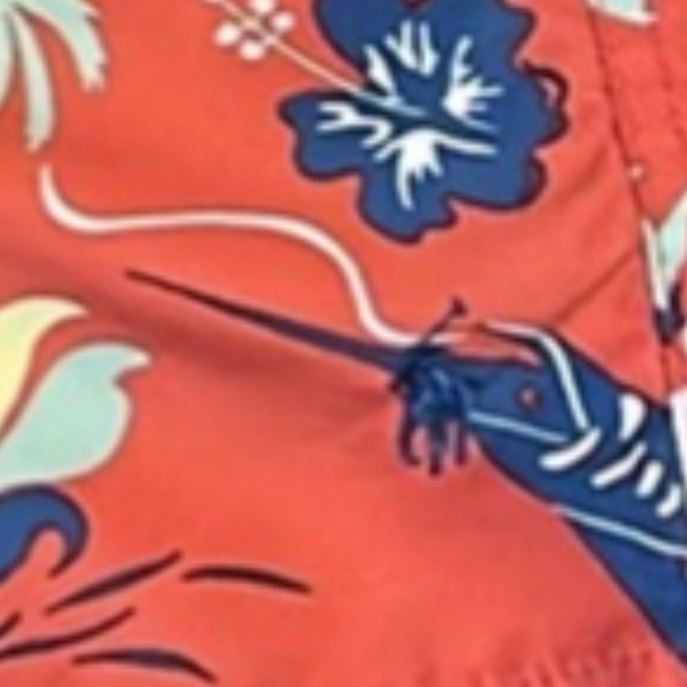 Polo Ralph Lauren Men Red Tropical Hawaiian Print Swim Trunks Drawstring M
E - Picture 11 of 17